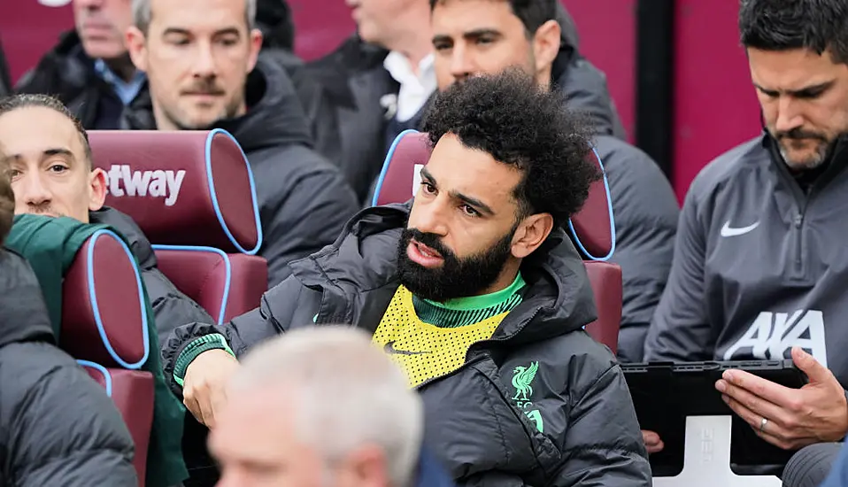 Mo Salah Left On The Bench As Liverpool’s Title Hopes Hit Further At West Ham