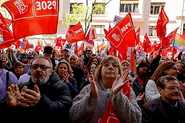 SPAIN-POLITICS-GOVERNMENT-PSOE-DEMO