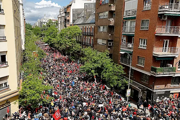 SPAIN-POLITICS-GOVERNMENT-PSOE-DEMO