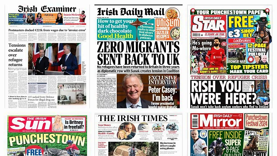 What The Papers Say: Tuesday's Front Pages