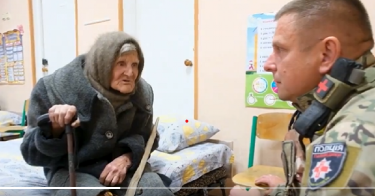 98 годишна украинка каза че е изминала 10 км под