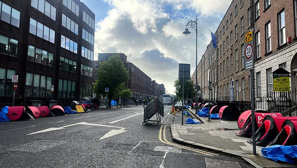 Makeshift Asylum Seeker Encampment Removed From Mount Street