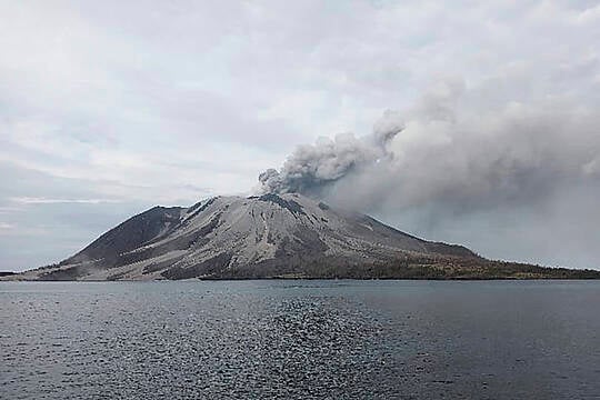 Indonesia’s Mount Ruang Volcano Spews More Hot Clouds