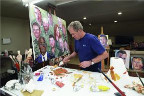 George W Bush’s Portraits Of Veterans Heading To Disney World