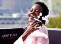 Lupita Nyong’o And Feline Friend Pose While Promoting A Quiet Place: Day One