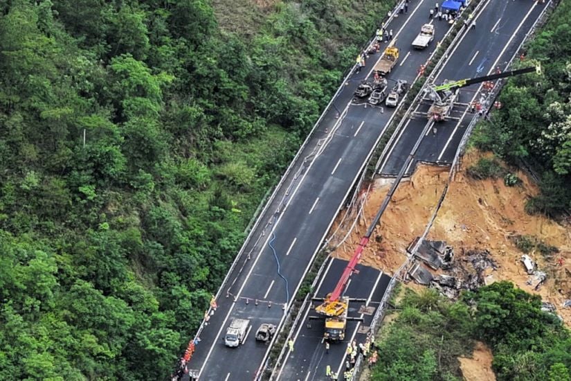 Highway Collapse In Southern China Kills At Least 48 People