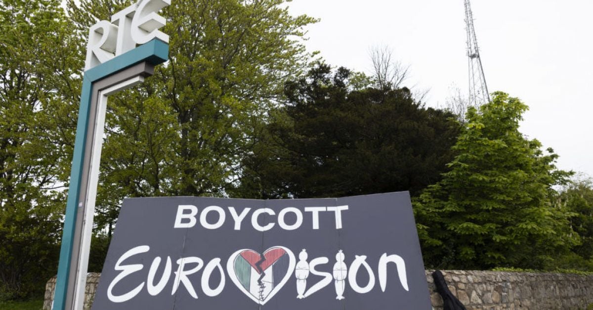 Протестиращите призовават RTÉ да бойкотира конкурса за песен на Евровизия 2024