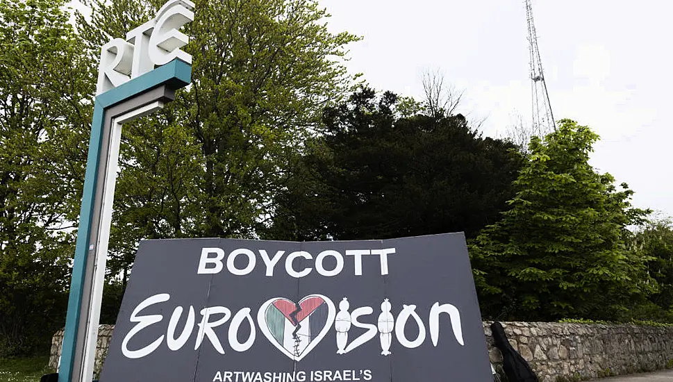 Protesters Call On Rté To Boycott 2024 Eurovision Song Contest