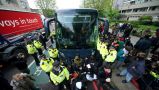 Arrests Made In London As Protesters Block Coach Taking Asylum Seekers Away