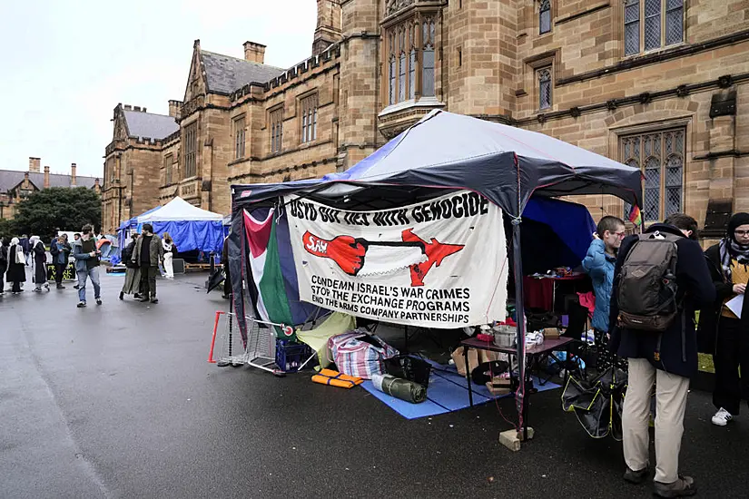 Pro-Palestinian Protesters Set Up Encampments At Universities In Australia