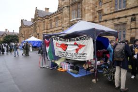 Pro-Palestinian Protesters Set Up Encampments At Universities In Australia