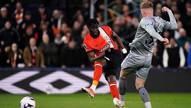 Elijah Adebayo Earns Luton Valuable Point Against Everton With Superb Equaliser