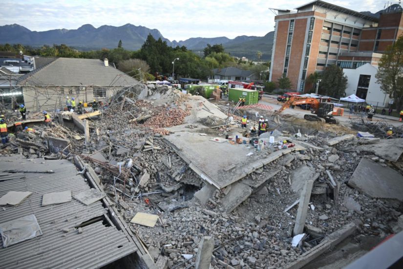 Rescuers Contact Some Workers Alive After Building Collapse In South Africa
