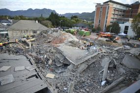 Rescuers Bring Survivors From The Rubble After Building Collapse In South Africa