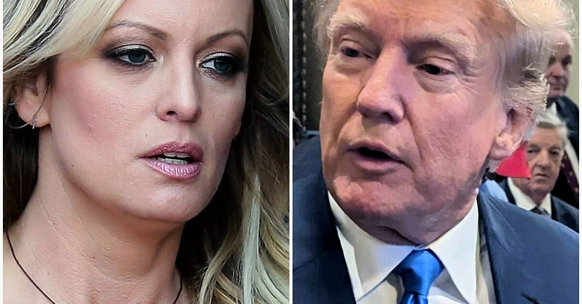 Stormy Daniels describes first meeting Trump during hush money trial