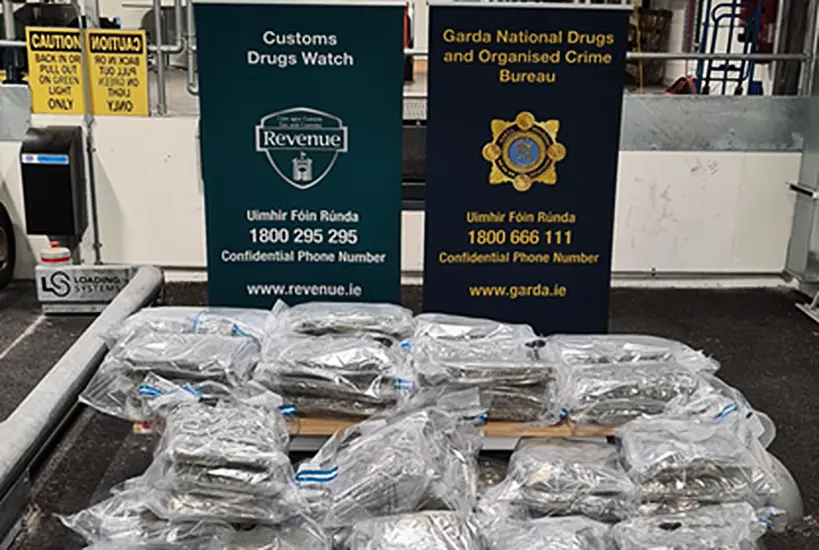 Two Men Arrested In Dublin And Wexford After Seizure Of Drugs Worth €3.6 Million