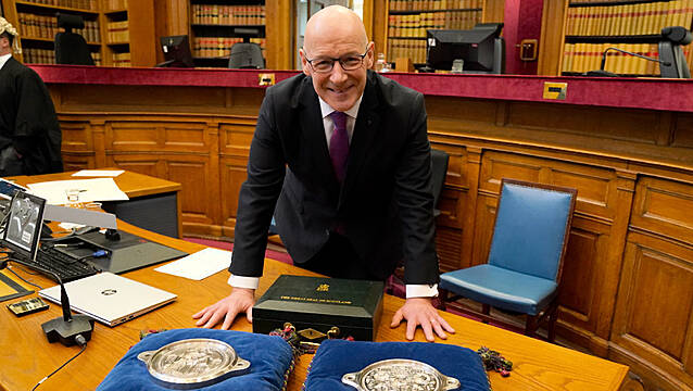 John Swinney Sworn In As Scotland’s First Minister