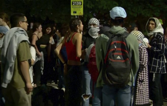 Dozens Arrested As Police Clear Pro-Palestinian Encampment At Us University