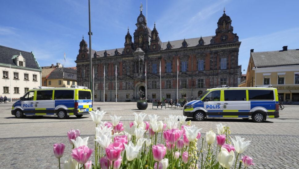 Police Arrive At Malmo’s Main Square Before Eurovision Protests