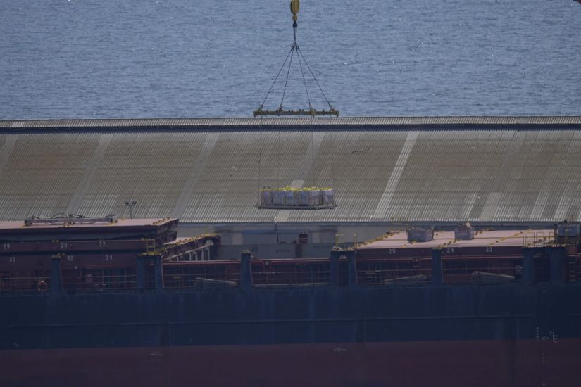 Ship Loaded With Aid Heads For Us-Built Gaza Pier