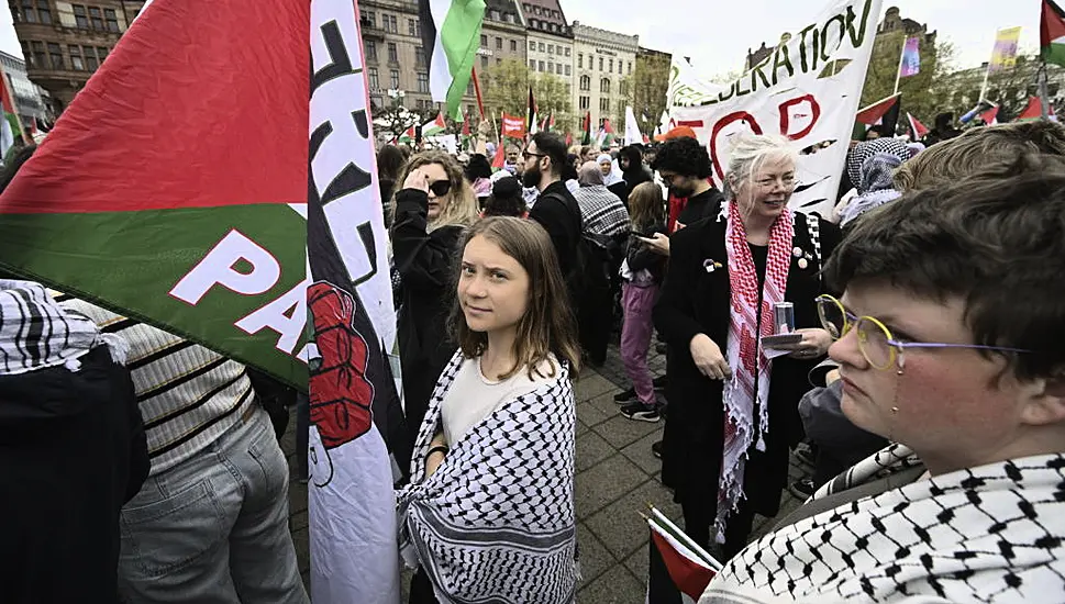 Greta Thunberg Among 1,000S Protesting Against Israel Competing In Eurovision