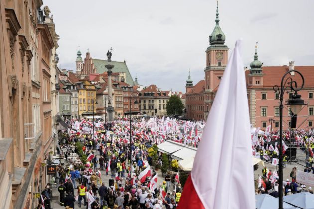 Polish Farmers March In Warsaw Against Eu Climate Policies