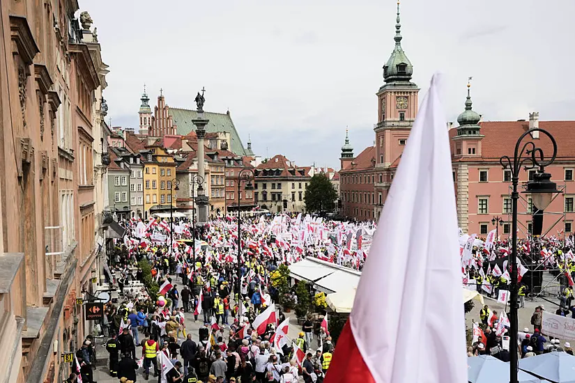 Polish Farmers March In Warsaw Against Eu Climate Policies