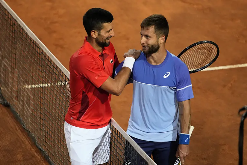 Novak Djokovic Hit In Head By Bottle After Beating Corentin Moutet In Rome