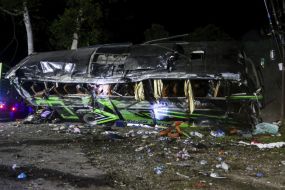 At Least 11 Dead In Indonesia Bus Crash After Brakes Apparently Failed – Police