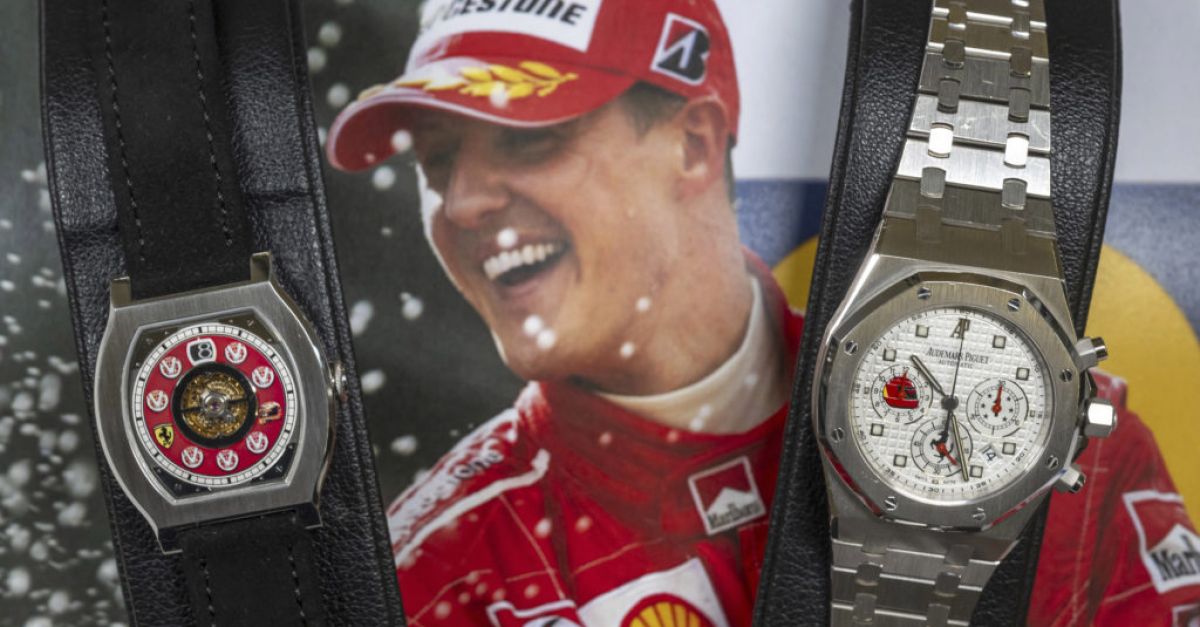 Осем луксозни часовника принадлежащи на звездата от Формула 1 Михаел