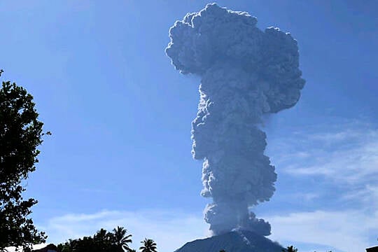 Indonesian Volcano At Highest Alert Level After Series Of Eruptions