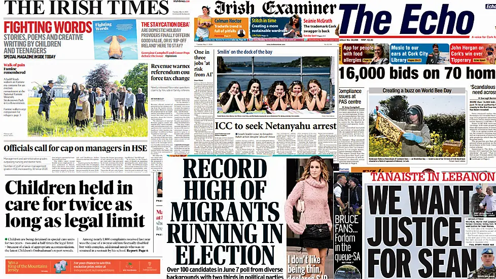 What The Papers Say: Tuesday's Front Pages