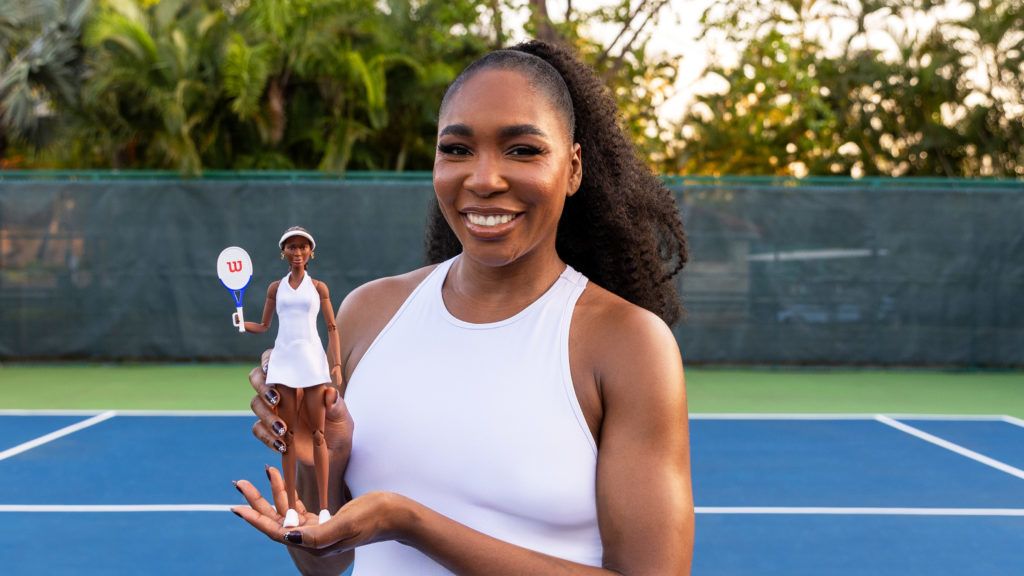 Venus Williams among athletes honoured with one-of-a kind Barbie dolls