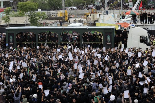 Iran Begins Burying Late President And Others Killed In Helicopter Crash