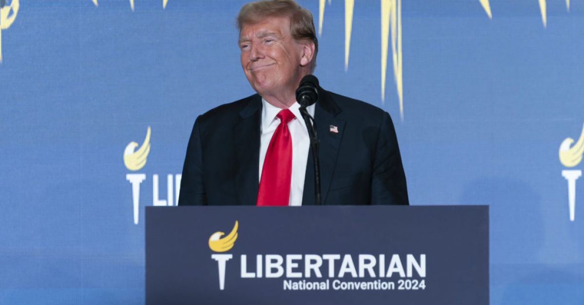 Доналд Тръмп се сблъсква с многократни освирквания по време на реч на Либертарианската конвенция