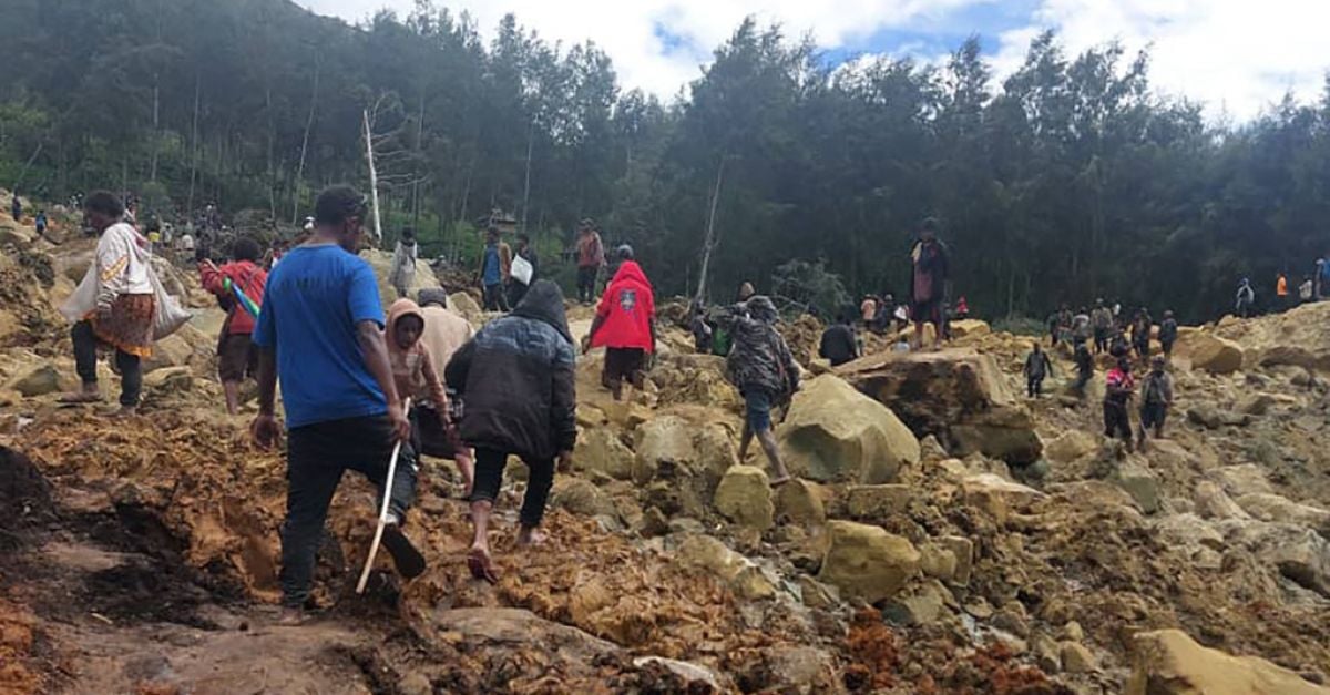 Оцелелите от масивно свлачище в Папуа Нова Гвинея са преместени на по-безопасна земя