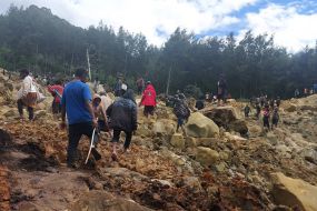 Survivors Of Massive Papua New Guinea Landslide Moved To Safer Ground