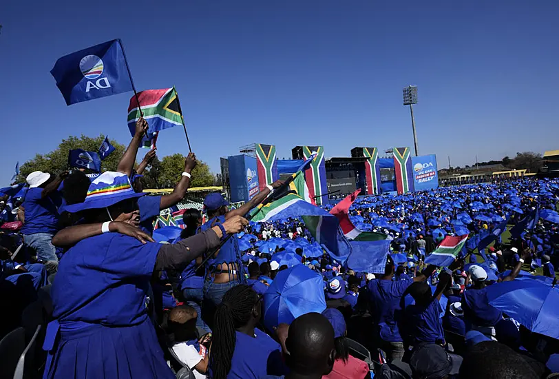 South African Opposition Party Makes Final Pitch To Voters