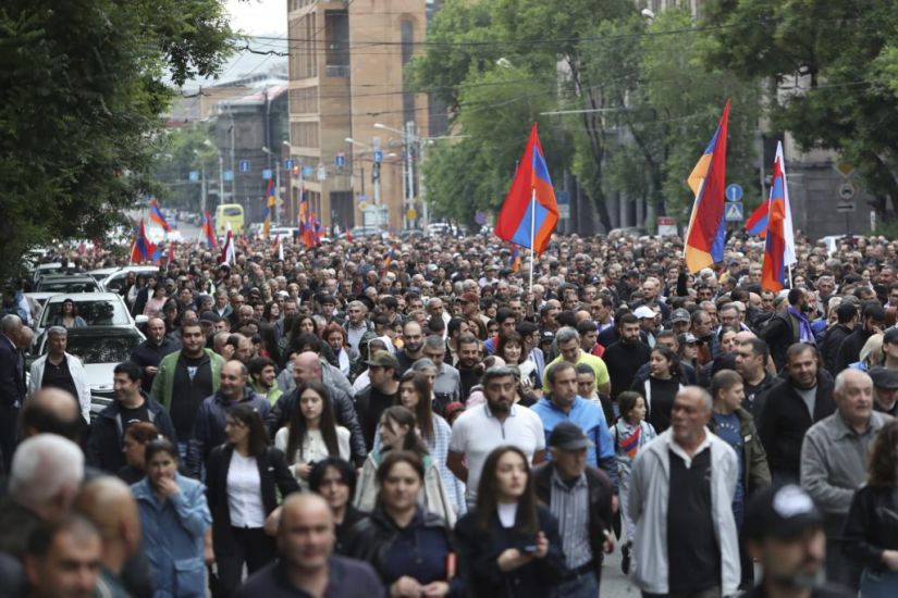 Armenians Throng To The Capital To Demand Prime Minister’s Resignation
