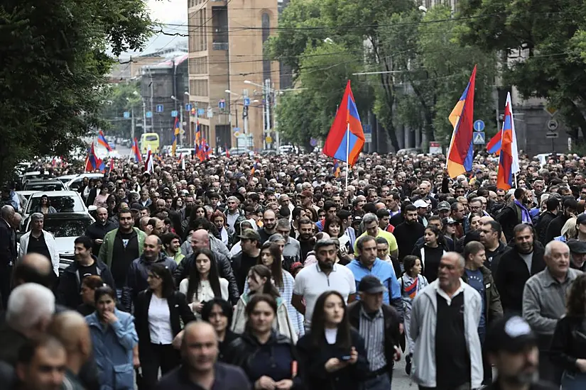 Armenians Throng To The Capital To Demand Prime Minister’s Resignation