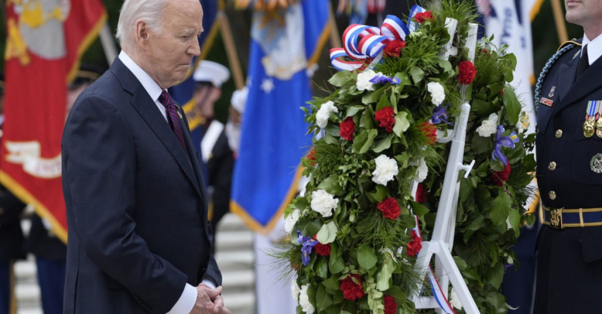 Президентът Джо Байдън отбеляза Деня на паметта с обещанието че