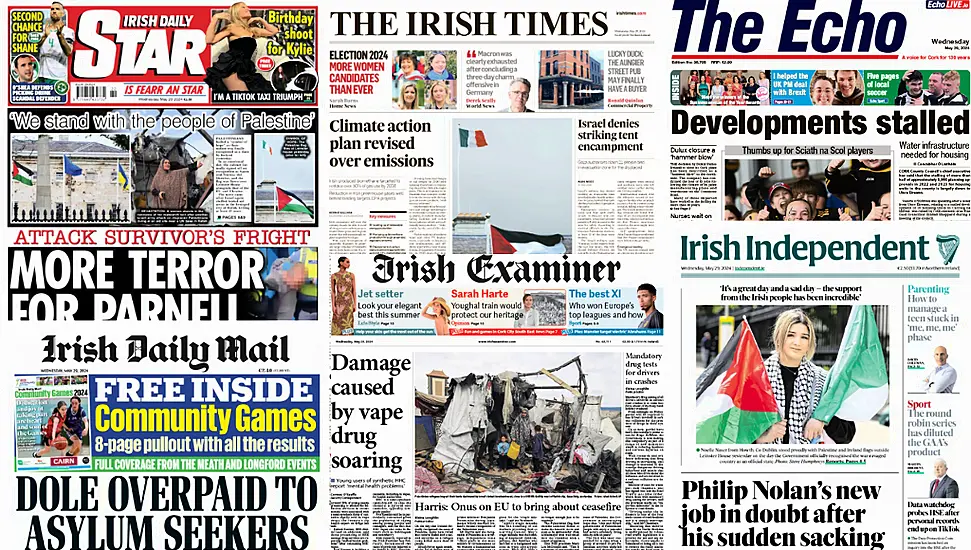 What The Papers Say: Wednesday's Front Pages