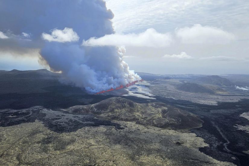 Volcano In Iceland Erupts