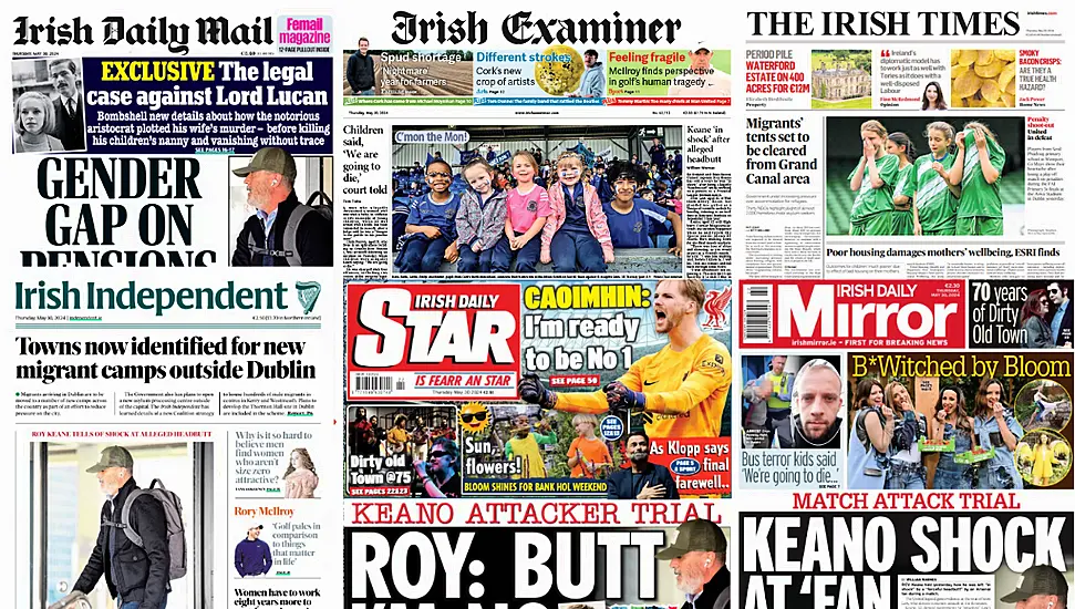 What The Papers Say: Thursday's Front Pages