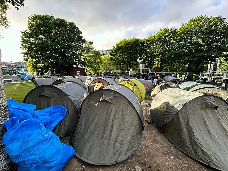 Fresh Operation To Clear Tents From Along Grand Canal Carried Out