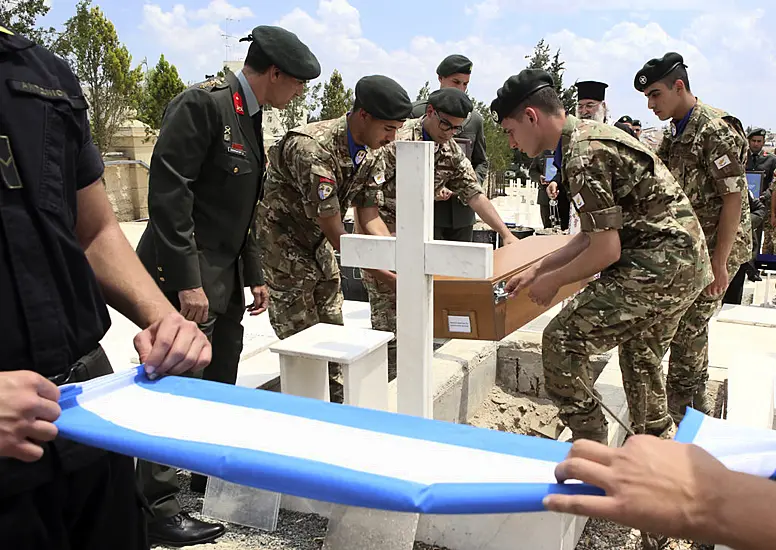 Families Reclaim Remains Of 15 Greek Soldiers Killed In Cyprus In 1974