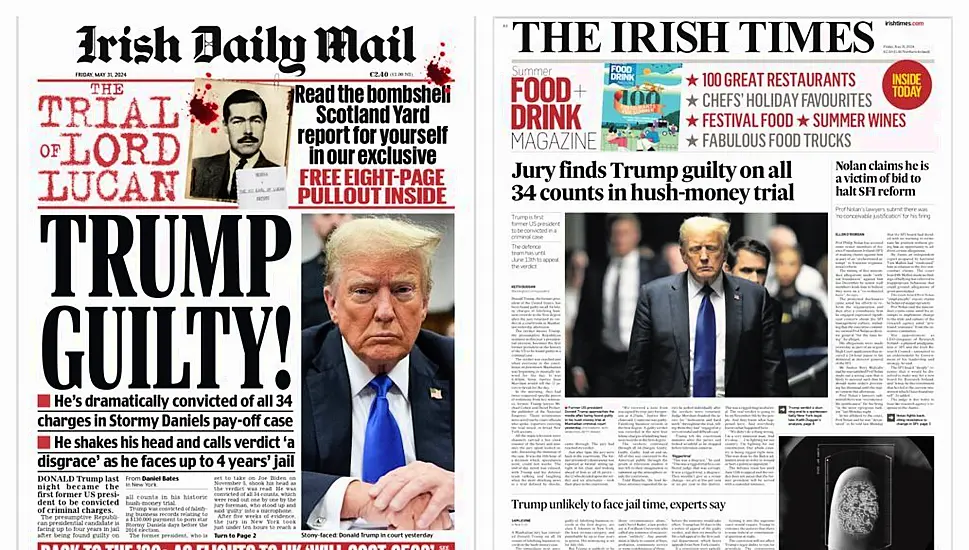 What The Papers Say: Friday's Front Pages