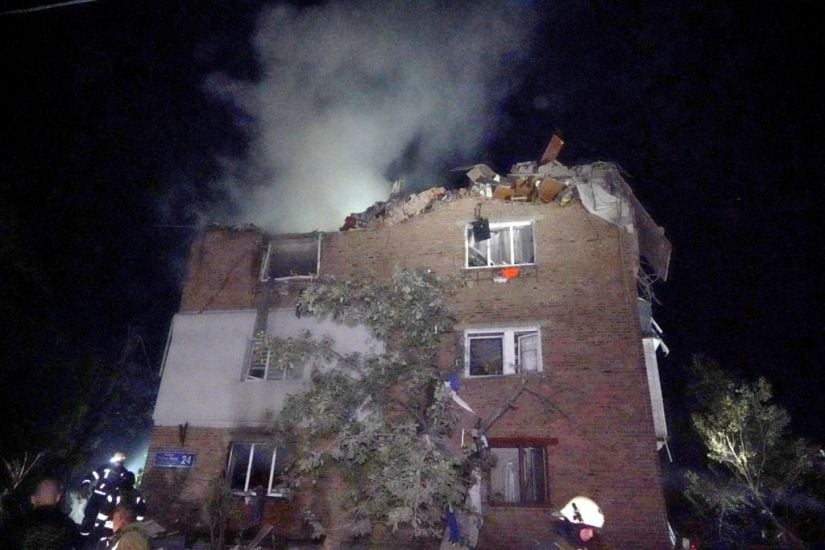 Russian Missiles Hit Apartment Block In Ukrainian City