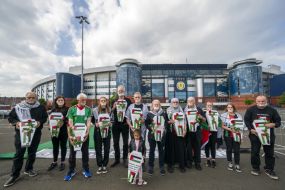 Pro-Palestine Protest Takes Place Before Scotland V Israel Match