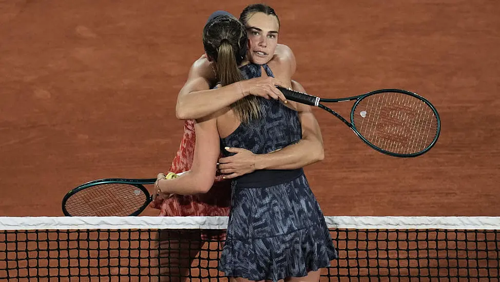 Aryna Sabalenka Beats Best Friend Paula Badosa In Straight Sets At French Open